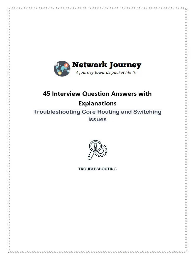 45 Interview Question Answers With Explanations - Troubleshooting Core ...