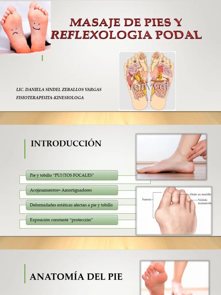 Masaje De Pies Y Reflexologia Podal | PDF | Pie | Reflexología