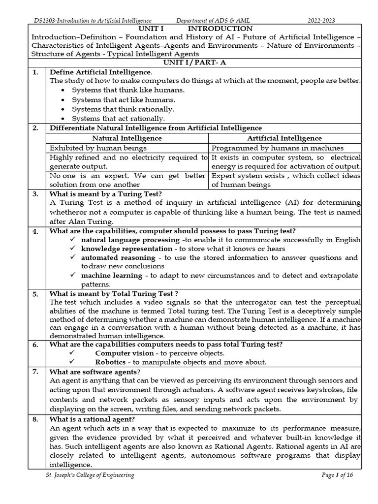 Machine Learning - Notes | PDF | First Order Logic | Artificial ...