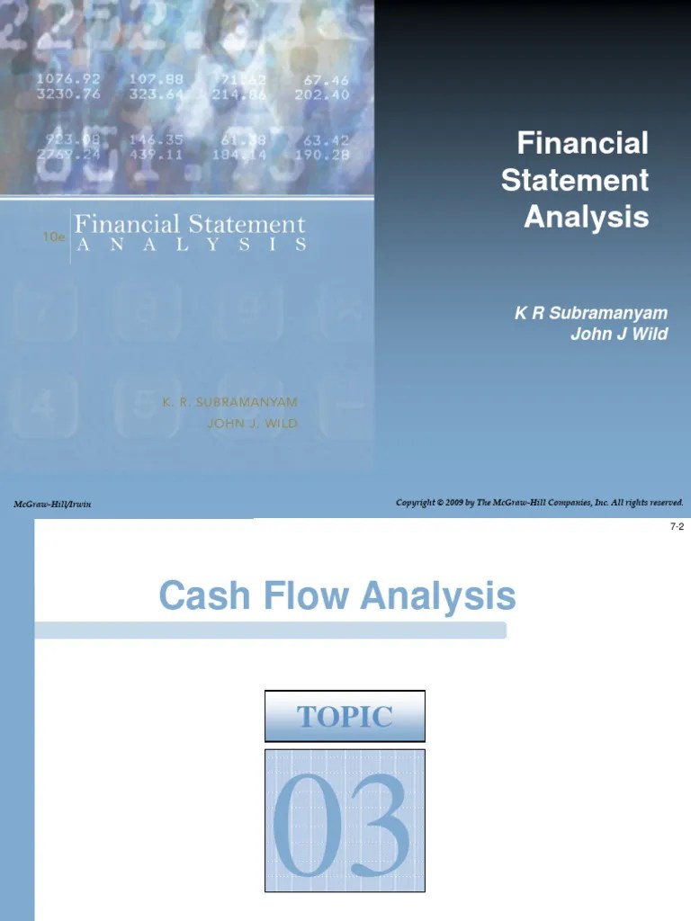 Topic 6 Cash Flow Analysis | PDF | Cash Flow Statement | Free Cash Flow