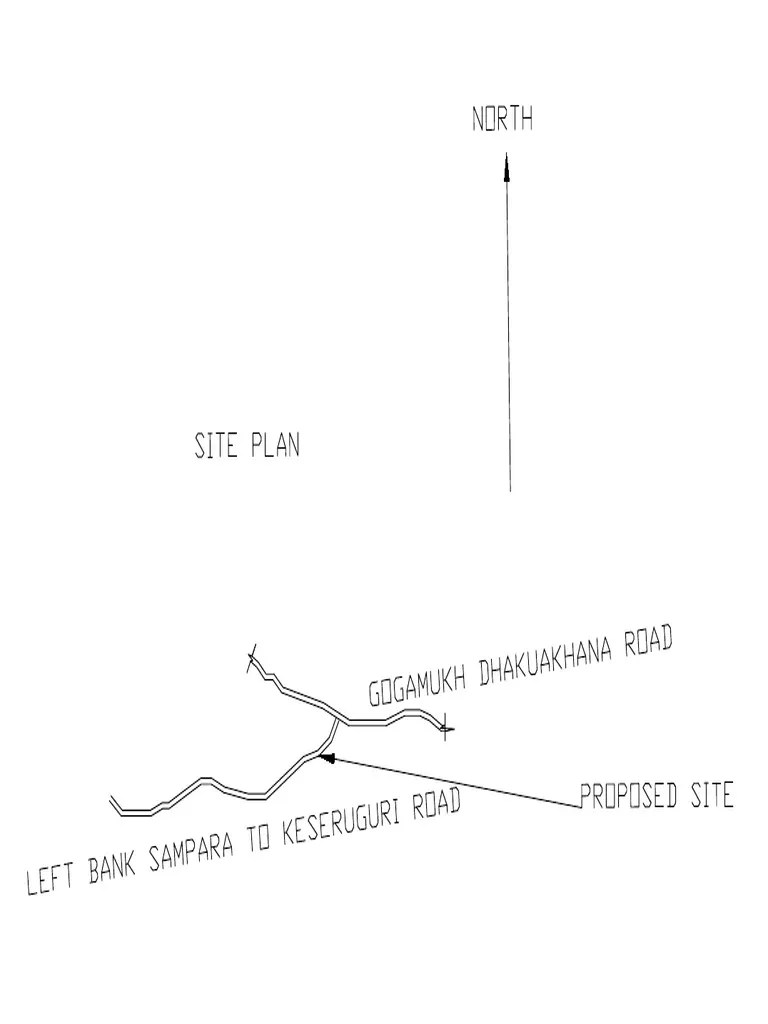 Site Plan Autocad | PDF