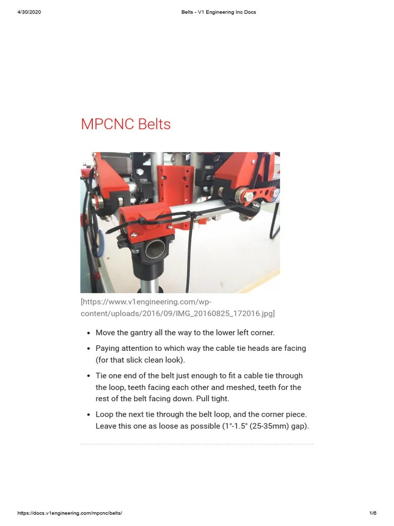 Belts - V1 Engineering Inc Docs | PDF | Belt (Mechanical) | Mechanical ...