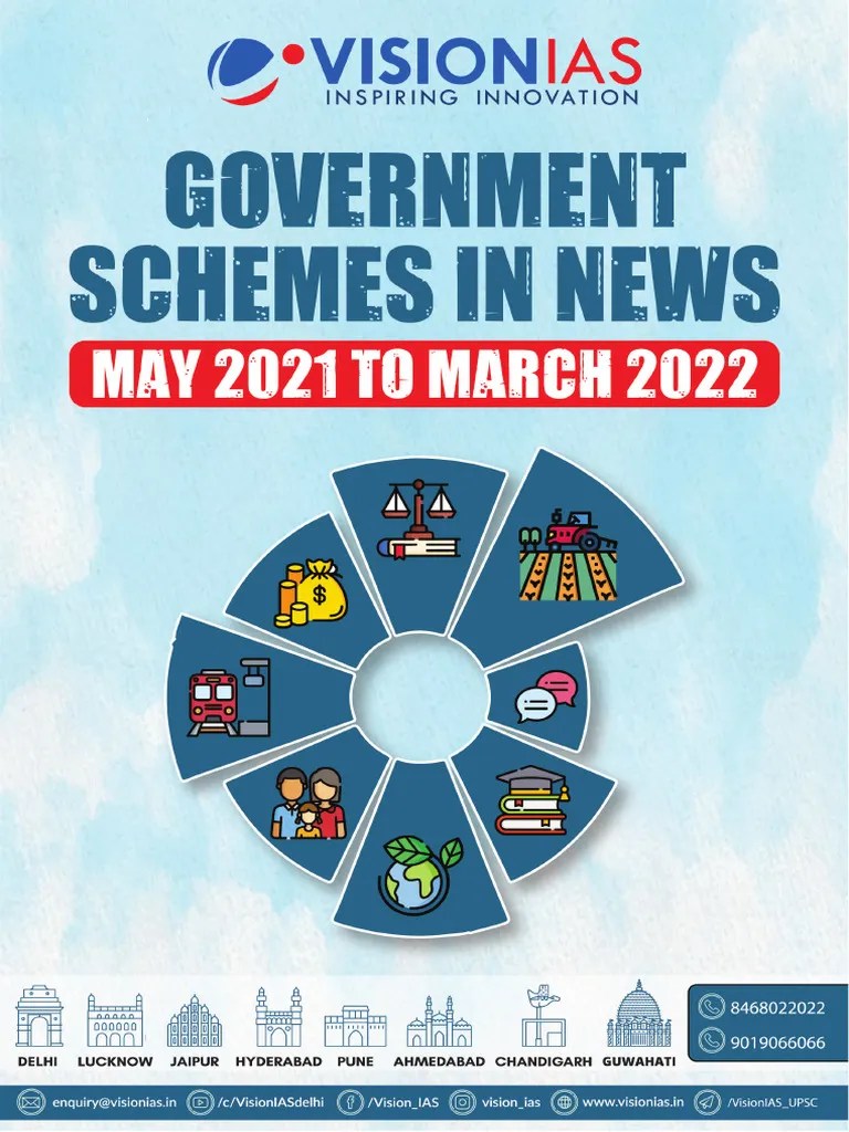 7c762 Government Schemes In News | PDF | Agriculture | Economy Of India