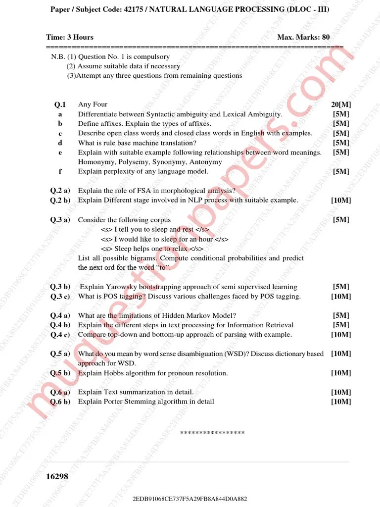 Be - Computer Engineering - Semester 7 - 2022 - December - Dloc III ...
