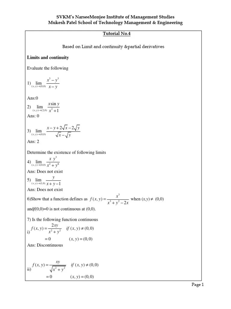 Unit 2 Tutorials | PDF