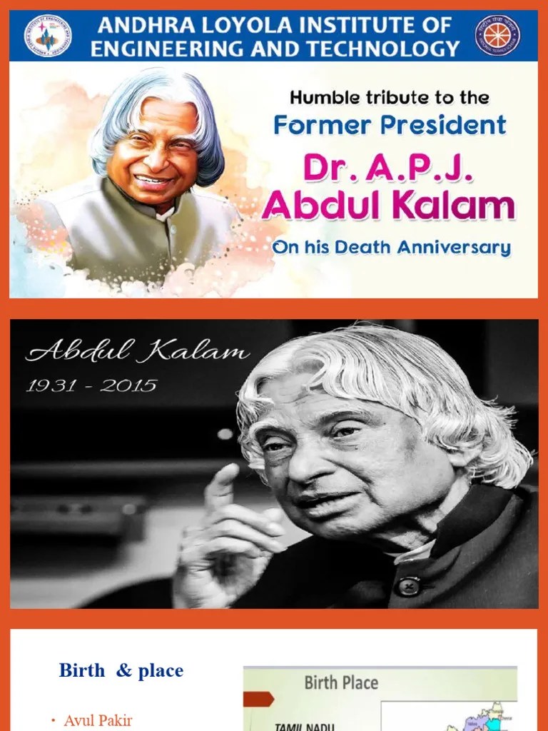 Final PPT On Apj Abdul Kalam Corrected 123 | PDF | Military Technology | Missile Types