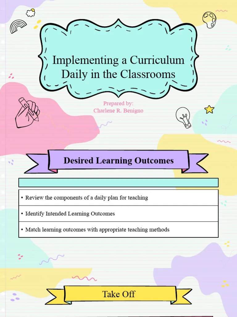 Implementing A Curriculum Daily In The Classrooms | PDF