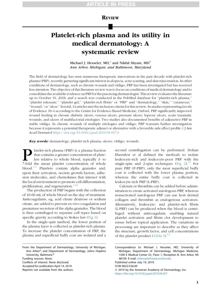 PRP 3 | PDF | Wound | Coagulation