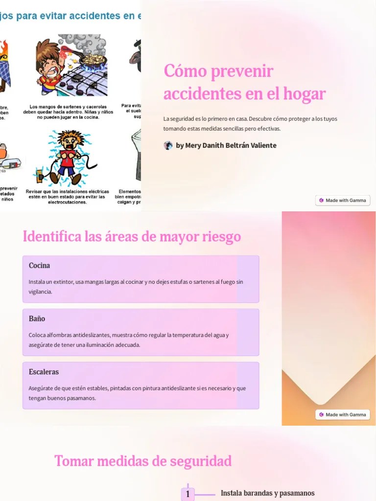 Como-prevenir-accidentes-en-el-hogar | PDF | Estufa De Cocina