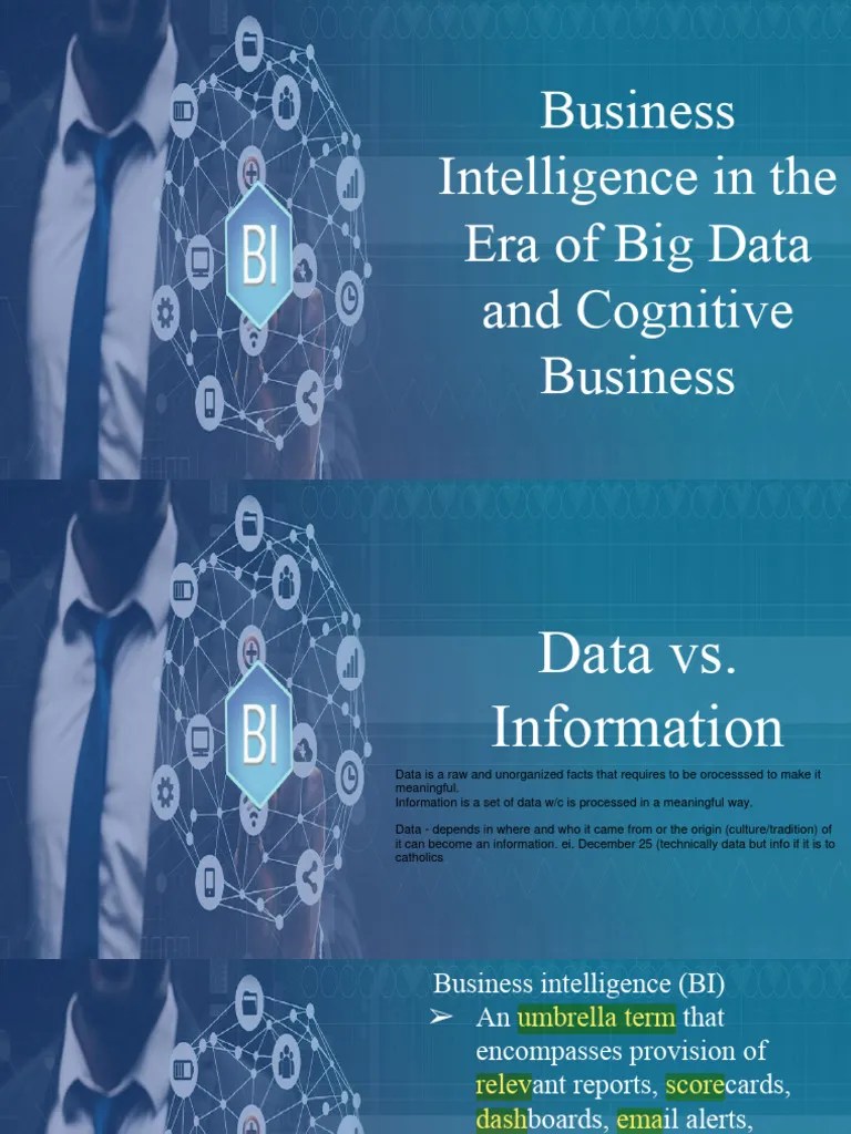Business Intelligence In The Era Of Big Data And Cognitive Business ...