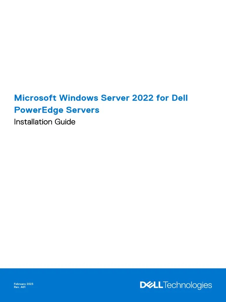 Windows Server 2022 Installation Guise | PDF