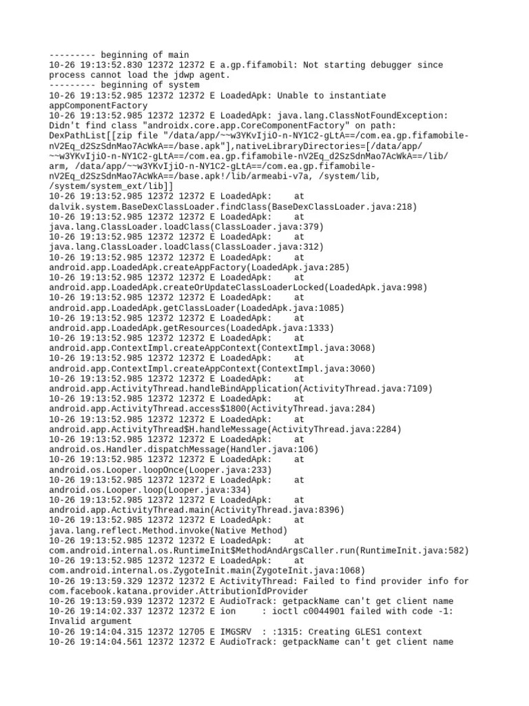 Mod Menu Log - Com - Ea.gp - Fifamobile | PDF | Java (Programming ...