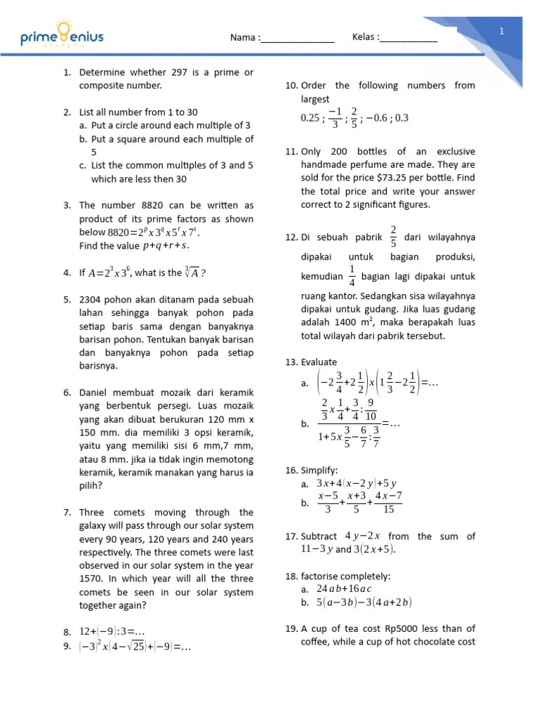 Algebra | PDF | Speed | Mathematics