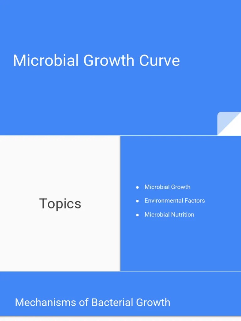 Microbial Growth Curve - Nursing | PDF