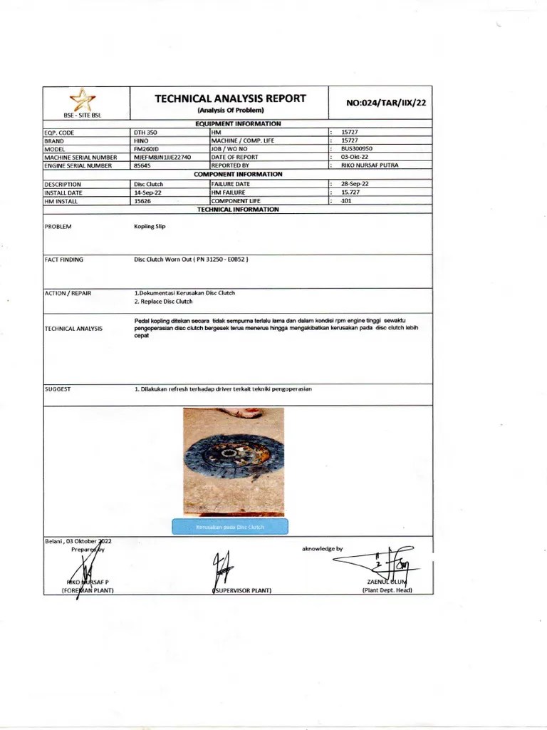 Tar Disc Cluth 350 | PDF