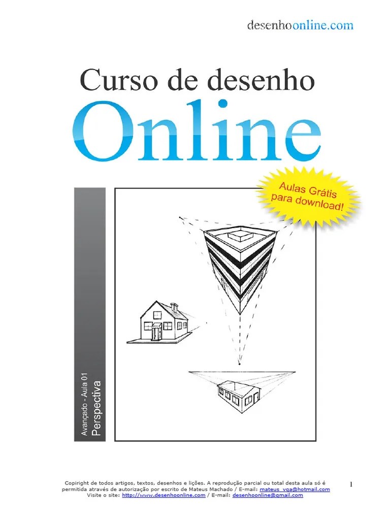 Ponto De Fuga Apostila | Download Grátis PDF | Perspectiva (gráficos ...