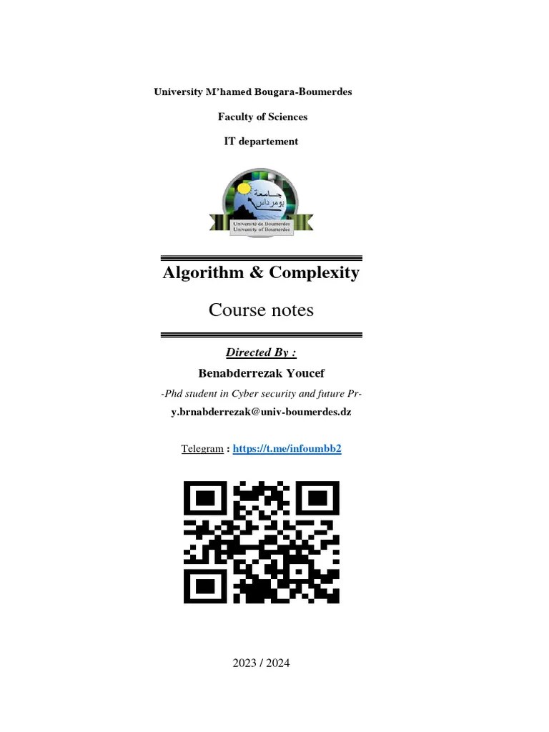 Algorithm & Complexity - V2 | Download Free PDF | Time Complexity ...