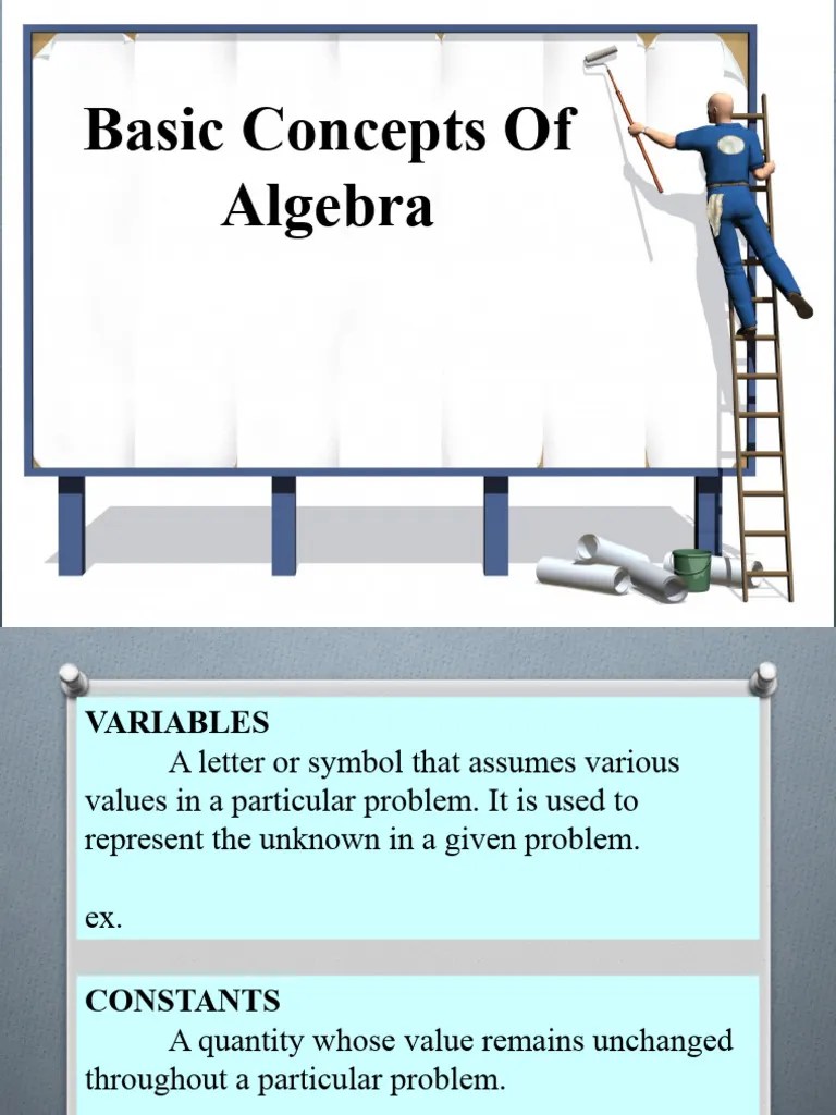 Lesson - Basic Concepts Of Algebra | PDF