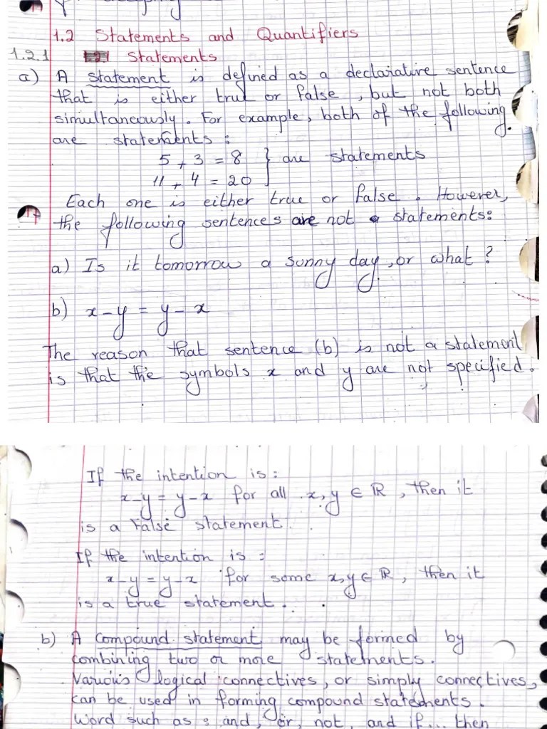 Chapter 1 Logic Proof | PDF