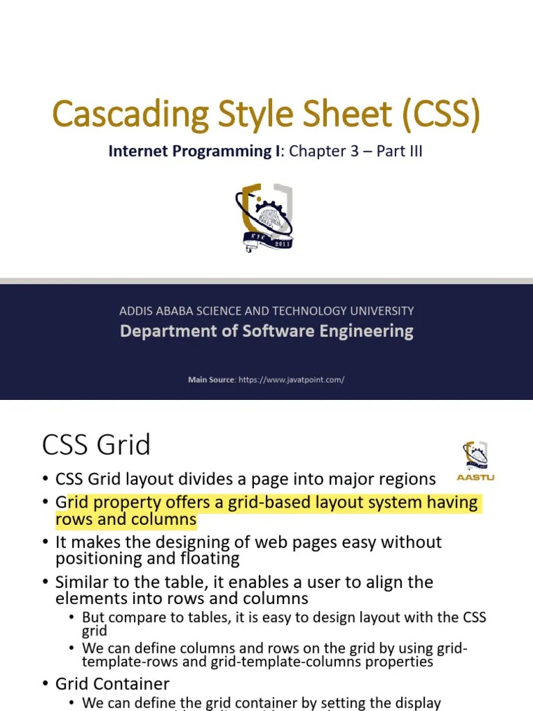 3_Chapter 3 Part III - CSS | PDF