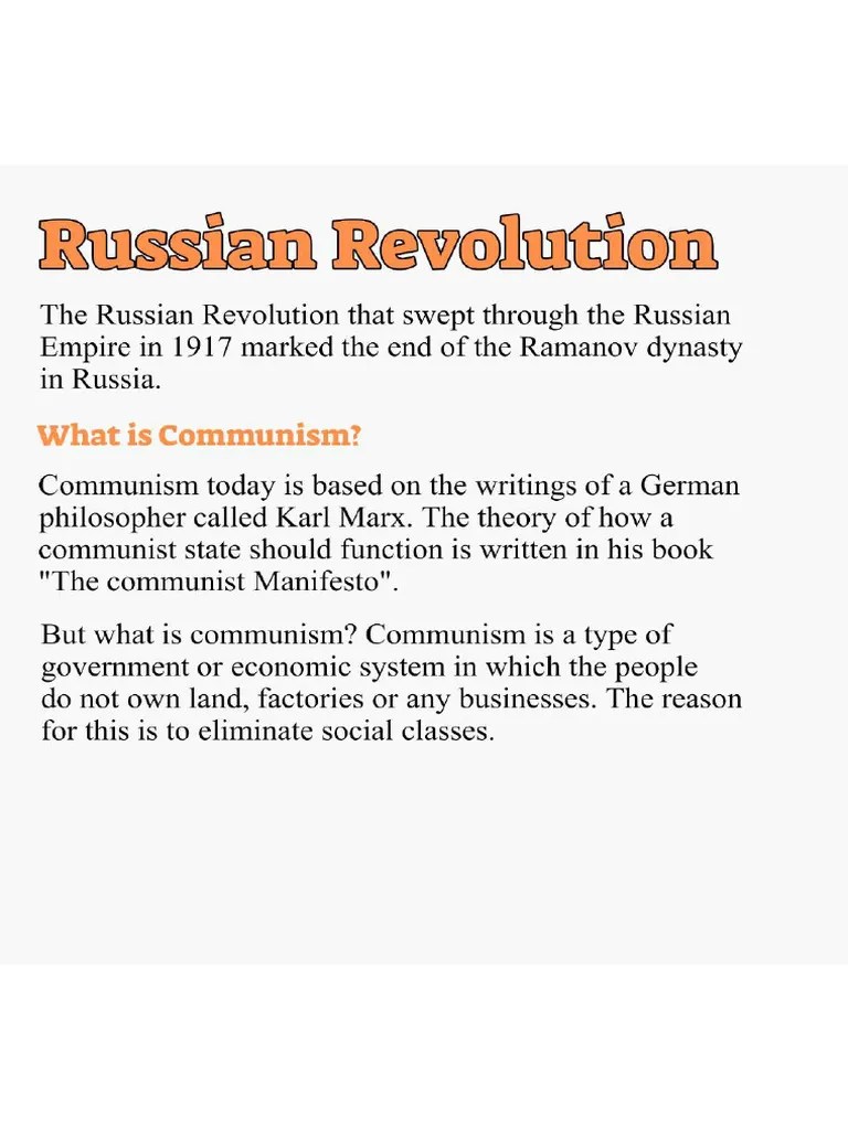 Russian Revolution | PDF