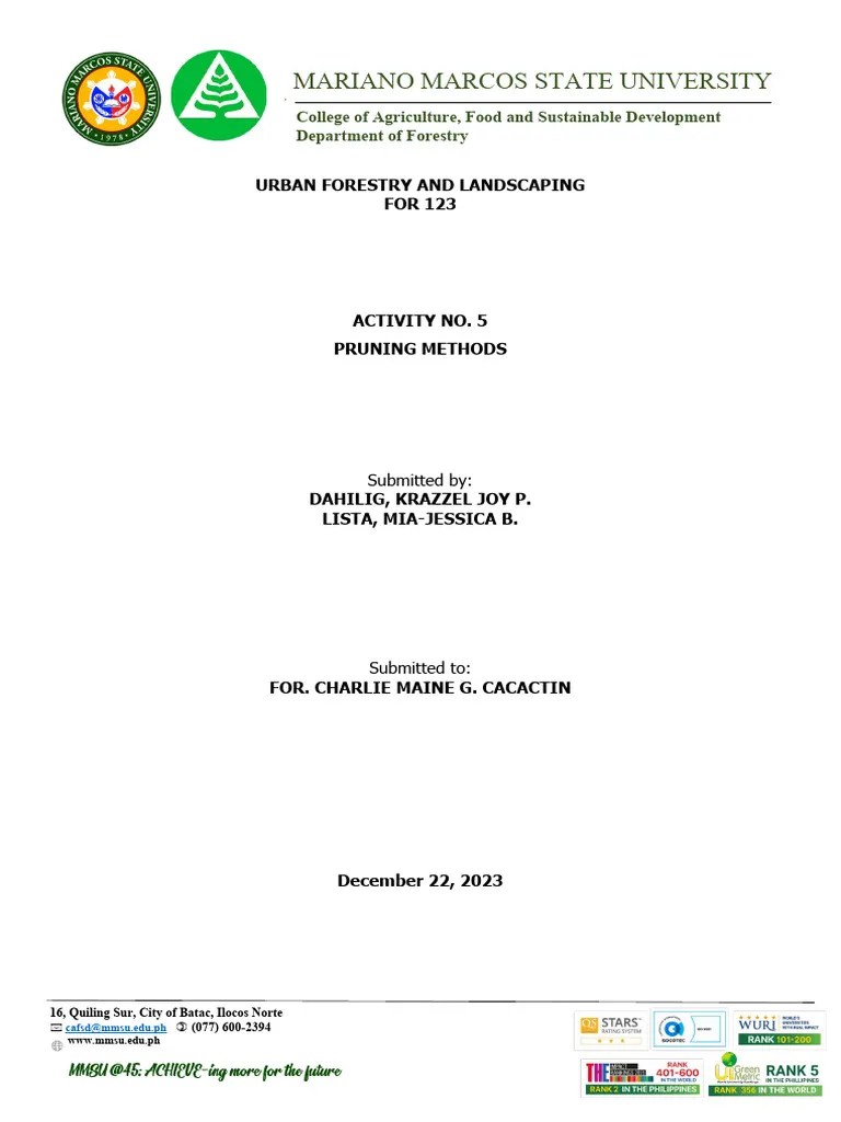 Pruning | PDF | Pruning | Natural Environment