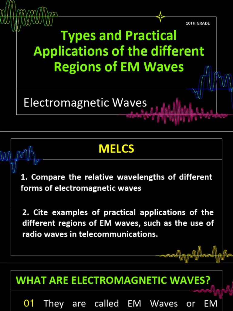 SCIENCE 10: Types-and-Applications-of-EM-waves | PDF | Electromagnetic ...