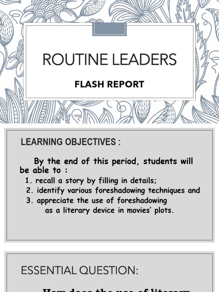 Foreshadowing Techniques | Download Free PDF | Orpheus | Plot (Narrative)