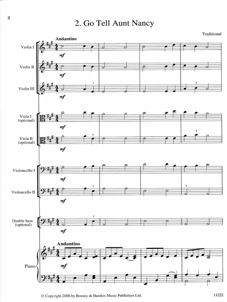 Go Tell Aunt Nancy | PDF