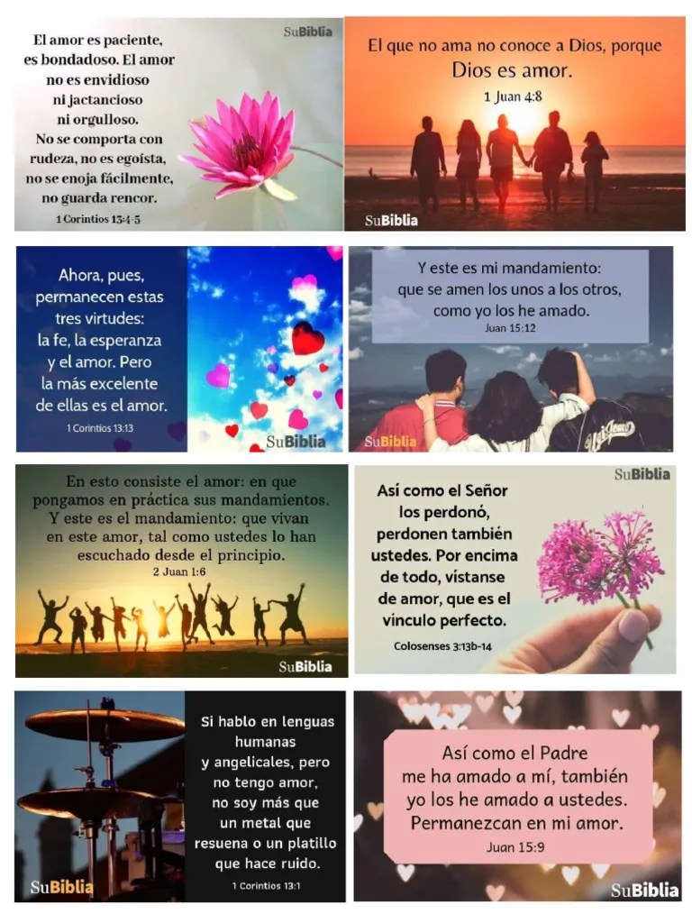 Amor Versiculos De La Biblia | PDF