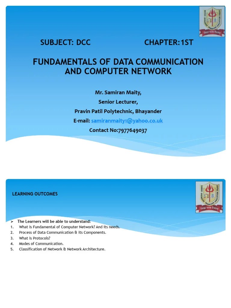 DCC All Chapter PDF | PDF | Network Topology | Computer Network