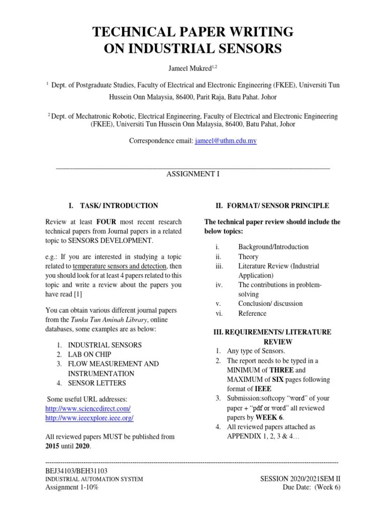 00 Assignment1bej34103 Beh31103 20202021 - 2 Sec.1 | PDF | Computing | Engineering