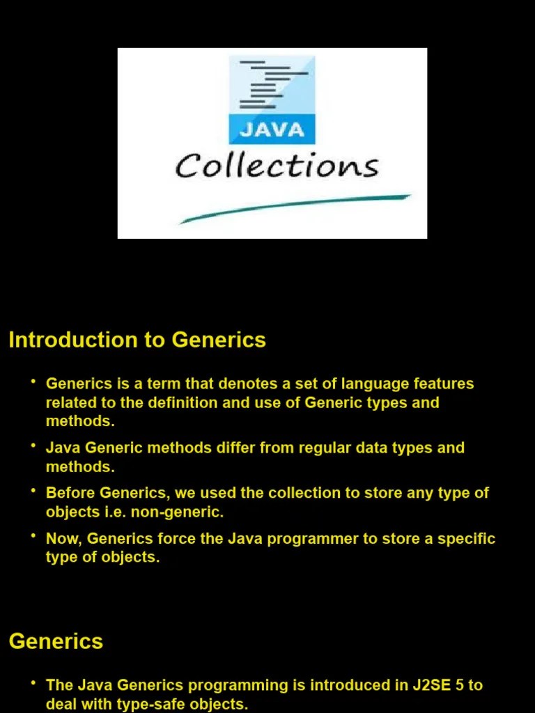 Collections | PDF | Class (Computer Programming) | Method (Computer ...