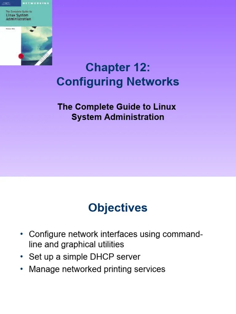 Ch12 Configuring Networks | PDF | Routing | Computer Network