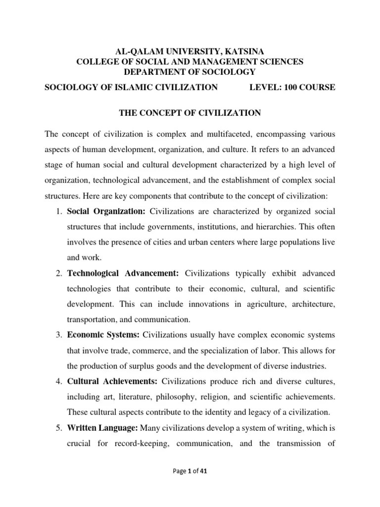 Sociology Of Islamic Civilization | PDF | Muhammad