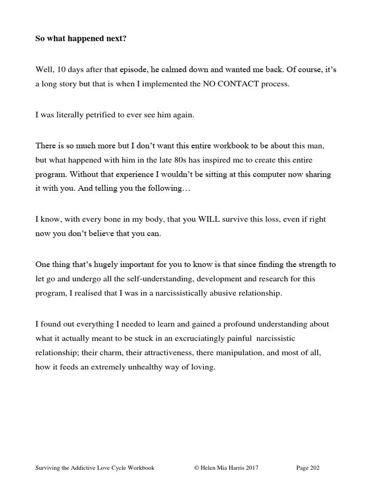 Surviving The Addictive Love Cycle - Compress 104 | PDF