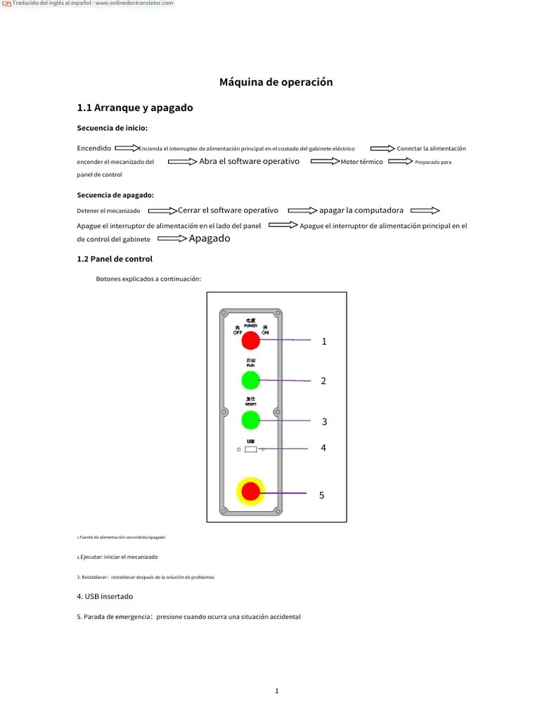 CNC ESPAÑOL Drilling Software Operation Instructions | PDF | Perforar ...