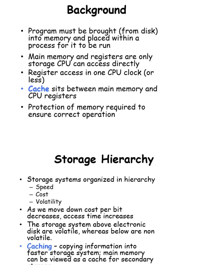 Lecture 3 Memory-1 | PDF