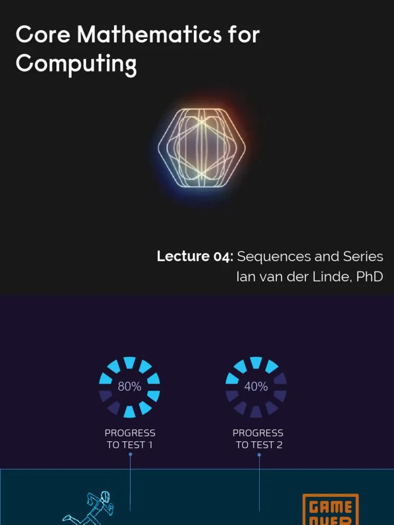 MOD004428 2022-23 Lecture 04 - Sequences And Series | PDF | Sequence | Summation