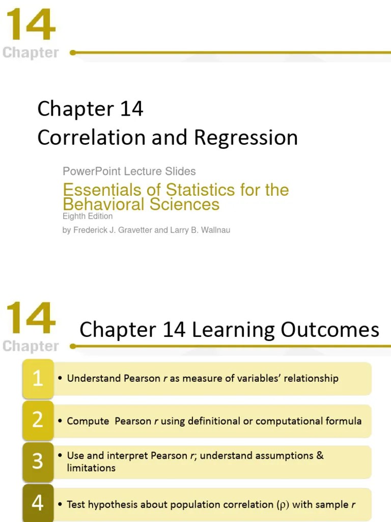 Chapter - 5 - Correlation And Regression | PDF | Regression Analysis ...