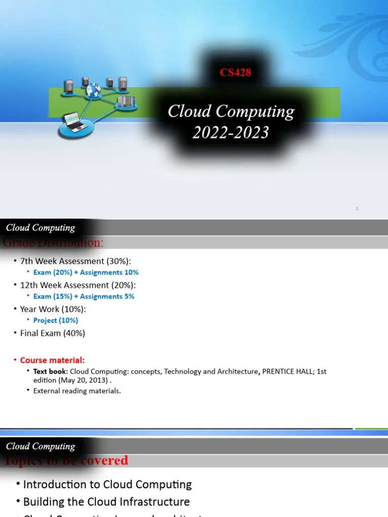 Week 1-2 | PDF | Cloud Computing | Software As A Service