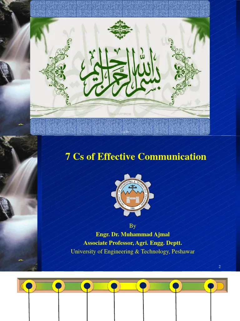 Lecture 3. 7 Cs Of Effective Communication | PDF | Body Language ...