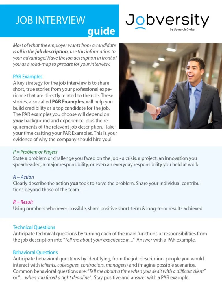 Job Interview Guide | PDF | Job Interview | Business