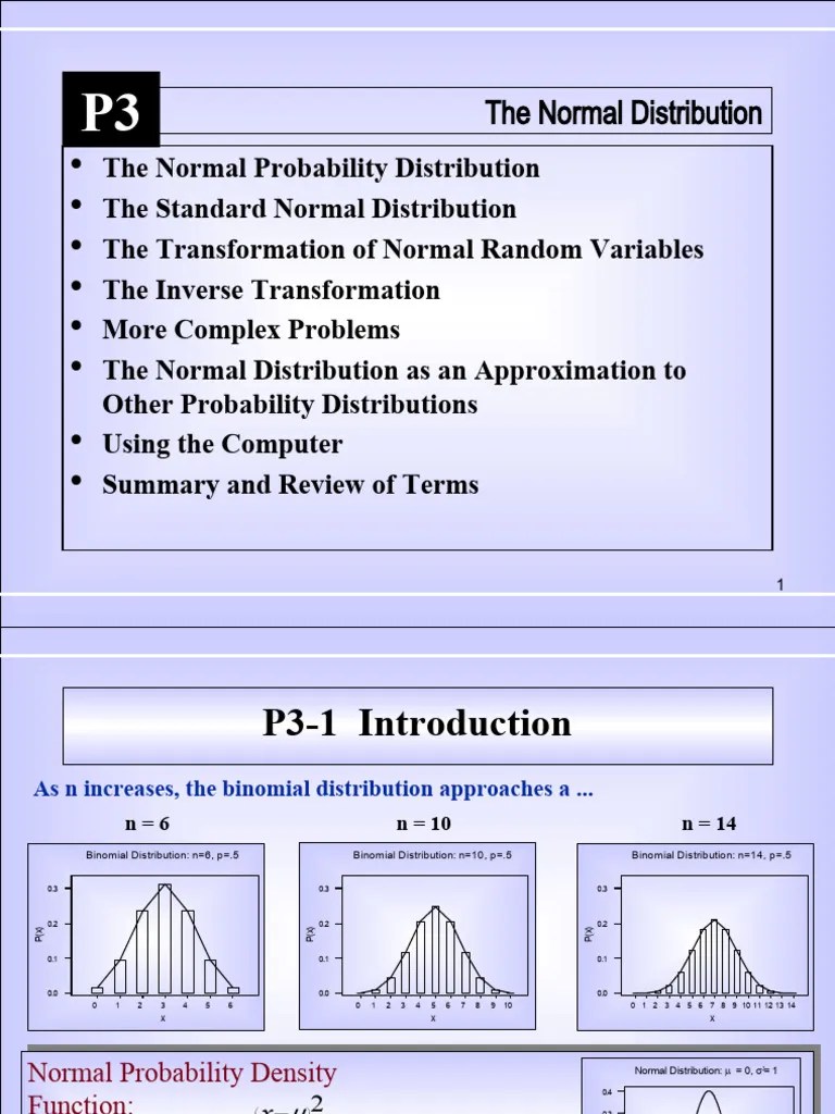 Normal Distribution Notes | PDF | Probability Distribution | Normal ...