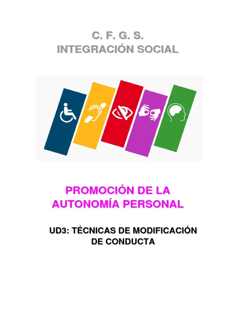 UD3. Técnicas De Modificación De Conducta | PDF | Modificación De Comportamiento | Comportamiento