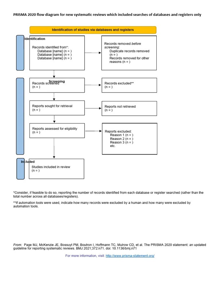 PRISMA 2020 Flow Diagram Simple | PDF