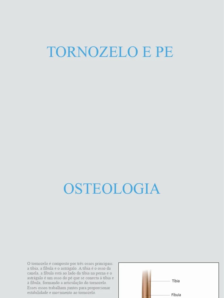 Tornozelo E Pe | PDF | Pé | Sistema Locomotor