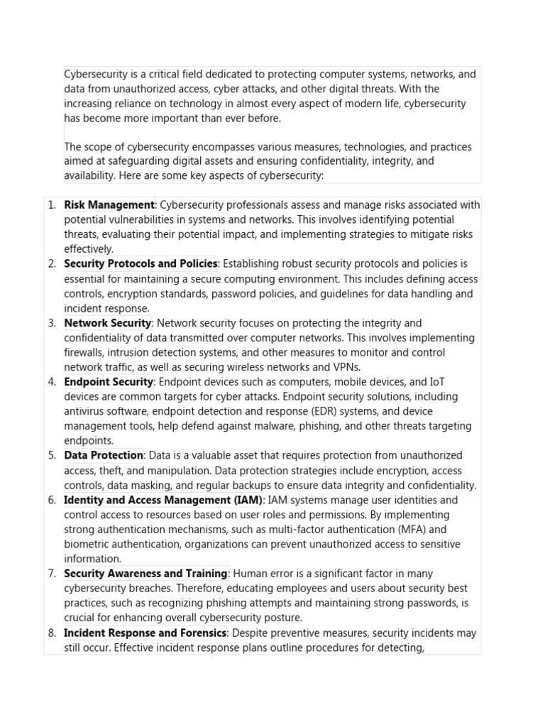 Cyber Security | PDF | Security | Computer Security