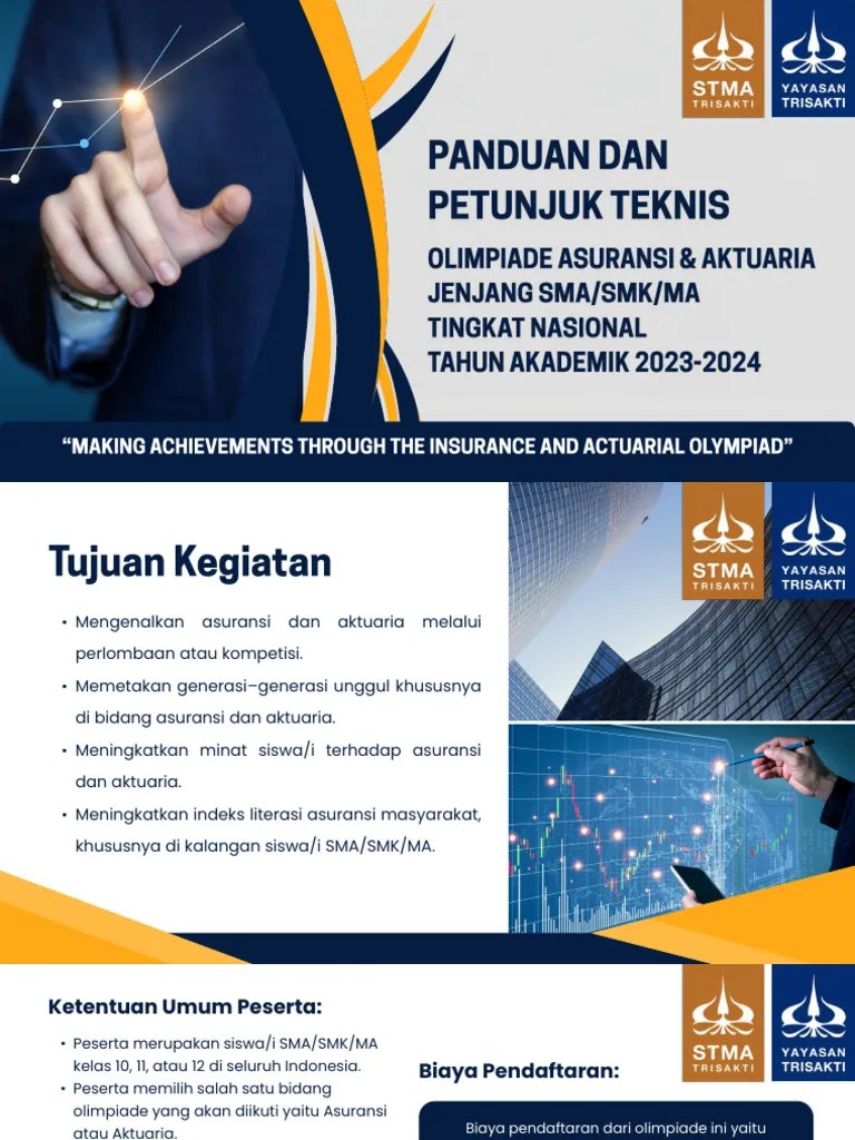 Technical Meeting Olimpiade Asuransi Dan Aktuaria Tahun 2023 | PDF