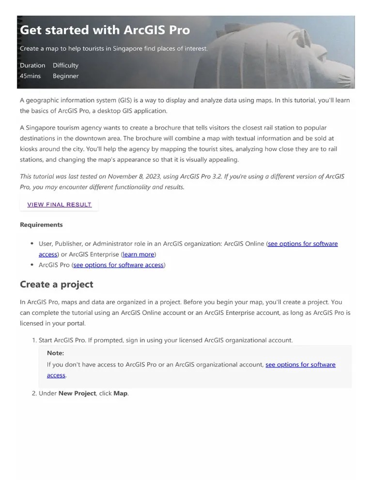 Get Started With ArcGIS Pro | PDF
